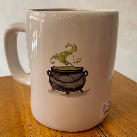 Rae Dunn TOIL AND TROUBLE and Witch Cauldron 2 Sided Coffee Mug BRAND NEW!! - Picture 3 of 3